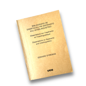 Bibliografio de disertacioj pri Esperanto kaj interlingvistiko