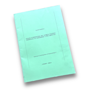Analisi comparativa del lessico italiano esperanto ed ungherese a fini didattici