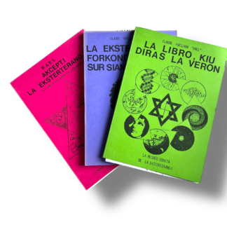 La libro, kiu diras la veron + la du aliaj libroj